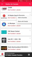 Radios de Canada 스크린샷 1