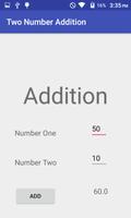 Two Number Addition poster
