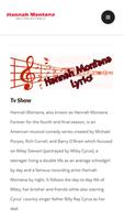 Hannah Montana Lyrics screenshot 2