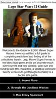 Guide for LEGO Star Wars II постер