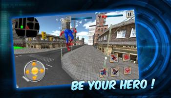 Spider SuperHero VS Incredible Monster City Battle poster
