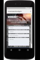 Musica Workout Gym Fitness capture d'écran 1