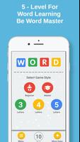 Word Master : Learn Words With Game Play تصوير الشاشة 1