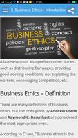 Learn Business Ethics Ekran Görüntüsü 1