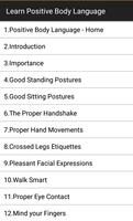 Positive Body Language Cartaz