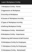 Civility in the Workplace Plakat