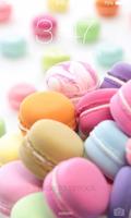 Macaron Wallpaper Affiche