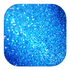 Blue Glitter Wallpaper ícone