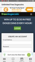 Earn Unlimited Free Dogecoins capture d'écran 1