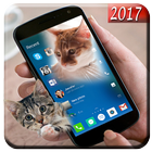 Cat In Phone- Cat walking On Screen Prank 2017 icon