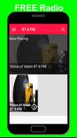 islam radio in english free online music 87.6 fm تصوير الشاشة 1