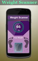 Weight Machine Scanner Prank Poster