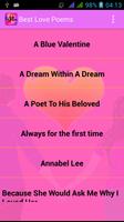 Best Love Poems poster