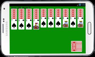 Spider Solitaire Card Game HD Plakat