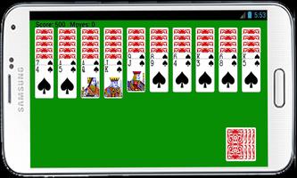 Spider Solitaire Card Game HD اسکرین شاٹ 1