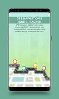 World Map & GPS Navigation poster