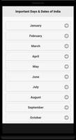 Important Days & Dates (India) پوسٹر