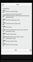 Important Days & Dates (India) 截圖 3