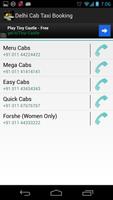 Delhi Cab Taxi Booking ポスター