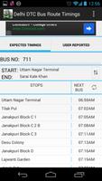 Delhi DTC Bus Timings & Routes capture d'écran 1