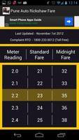 Pune Auto Rickshaw Fare الملصق