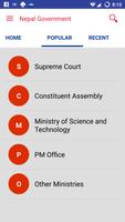 Nepal Government Mobile Portal capture d'écran 1