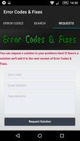 Error Codes & Fixes capture d'écran 3