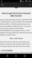 How to get Free Internet capture d'écran 1