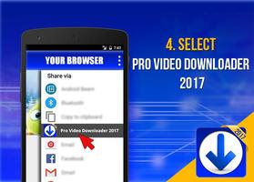 Pro Video Downloader 2017 capture d'écran 3