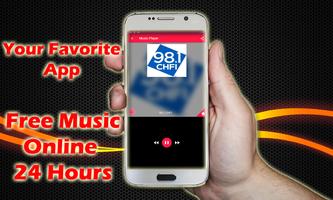 Chfi 98.1 Listen Live Radio Toronto 98.1 Chfi App Screenshot 1