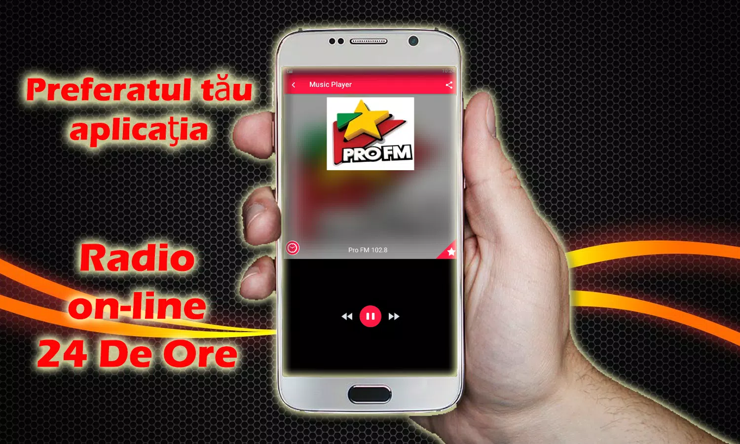 Pro FM Online 102.8 FM Radio Romania ProFM Live FM APK للاندرويد تنزيل