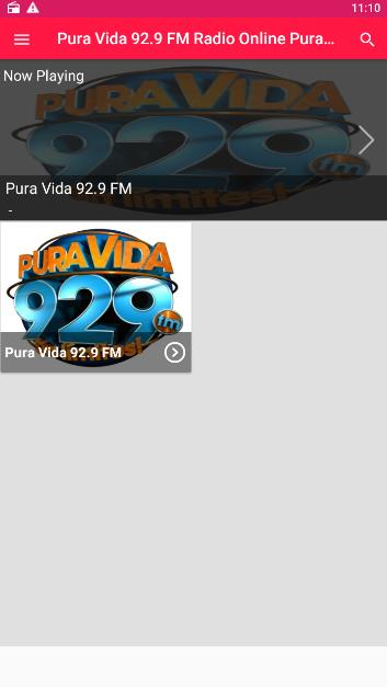 Descarga de APK de Pura Vida 92.9 FM Radio Online Pura Vida fm 92.9 para  Android