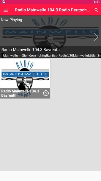 Radio Mainwelle 104.3 Radio Deutschland Mainwelle for Android - APK Download