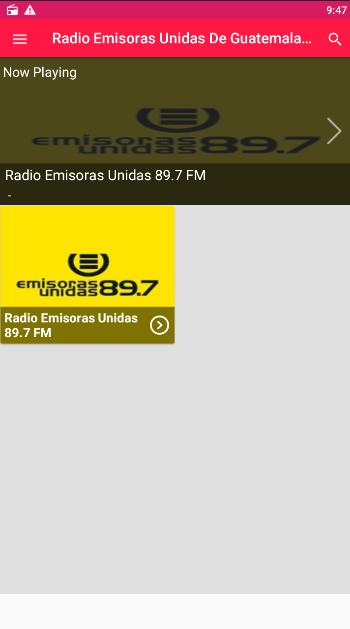 Radio Emisoras Unidas De Guatemala 89.7 FM APK pour Android Télécharger