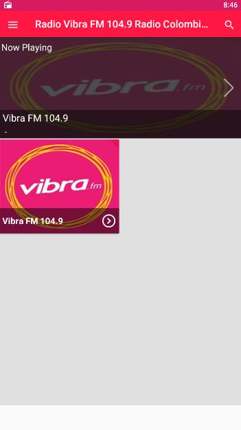 Descarga de APK de Radio Vibra FM 104.9 Radio Colombia Vibra En Vivo para  Android