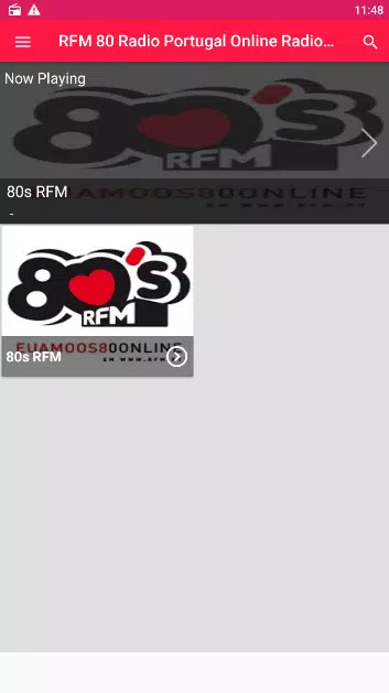 Descarga de APK de RFM 80 Radio Portugal Online Radio RFM 80s FM para  Android