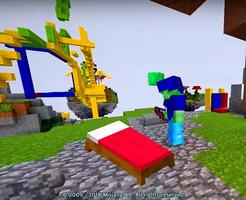 Minecraft Bed Wars Game Mod Affiche