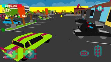 Police Chase 3D : Blocky Evade syot layar 3