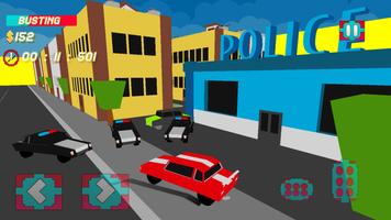 Police Chase 3D : Blocky Evade স্ক্রিনশট 1