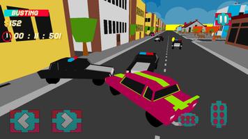 Police Chase 3D : Blocky Evade syot layar 2