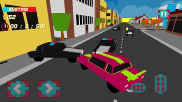 Policía Chase 3D: Blocky Evade captura de pantalla 2
