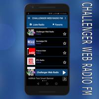 Challenger Web Radio fm en ligne gratuit app Cartaz