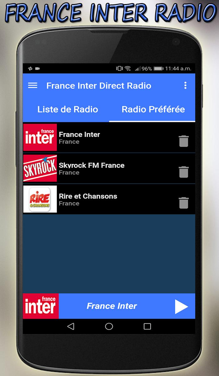 france inter direct radio gratuit for Android - APK Download
