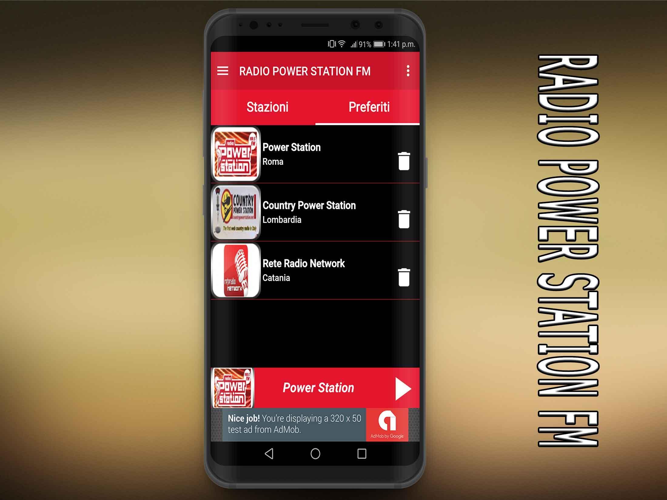 power station:radio power station fm diretta app for Android - APK Download