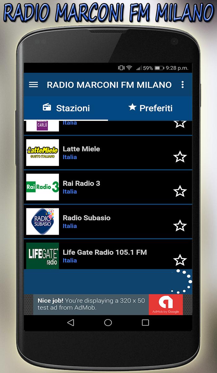 widget radio 105 scarica