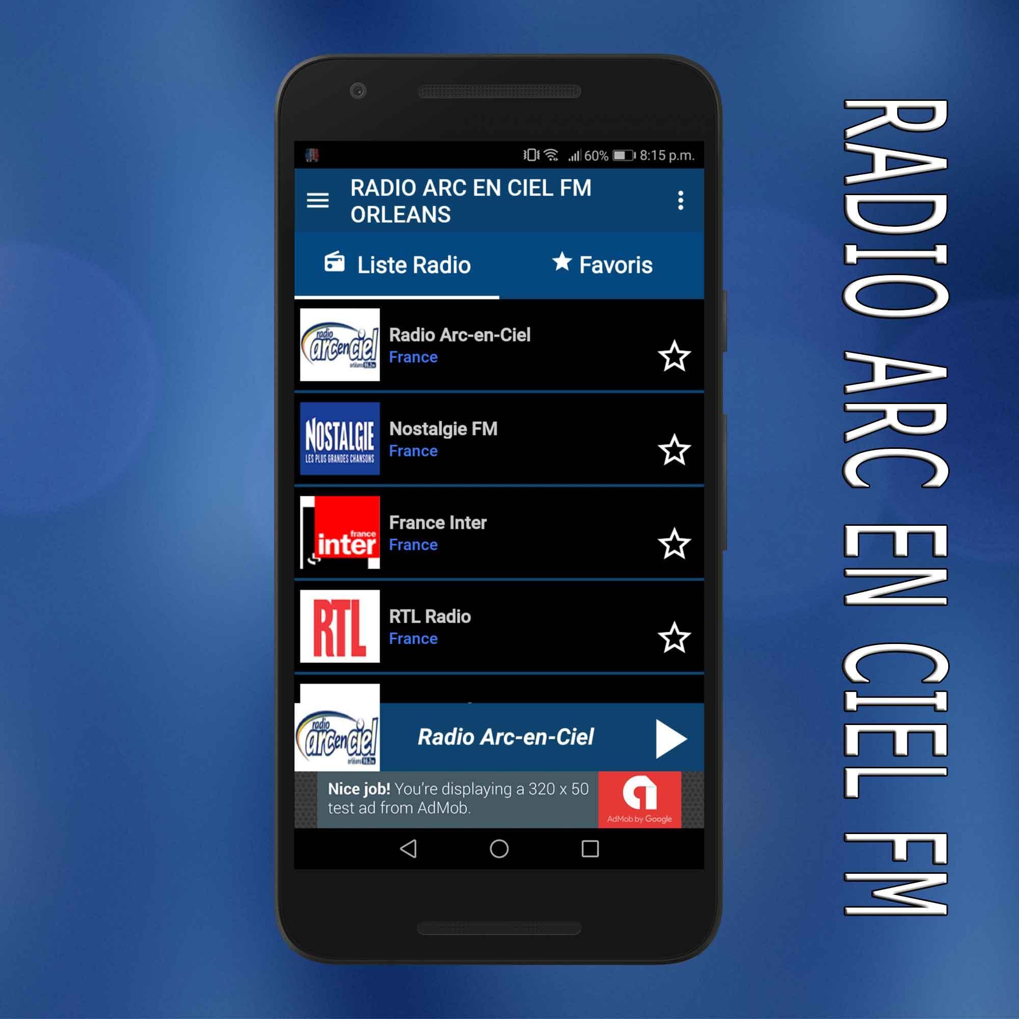 radio arc en ciel fm Orléans en ligne gratuit app pour Android -  Téléchargez l'APK