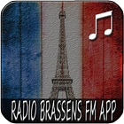 radio Brassens fm:Brassens radio en ligne app icône