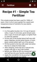 DIY Home Made Fertilisers ภาพหน้าจอ 2