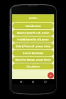 برنامه‌نما Amazing Benefits of Lemon عکس از صفحه