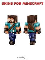 Herobrine Skins for Minecraft Affiche